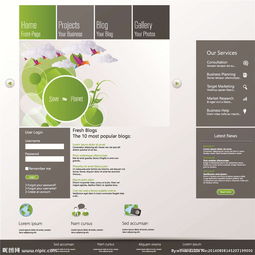 網(wǎng)站模板與網(wǎng)頁(yè)設(shè)計(jì) 視覺與功能的完美融合